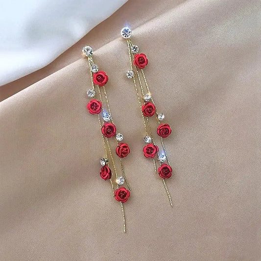 1+1 Offer: Rose Cascade Earrings
