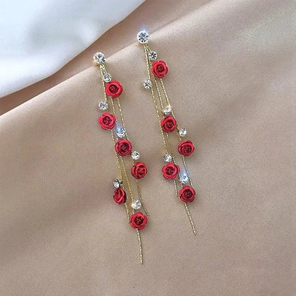 1+1 Offer: Rose Cascade Earrings