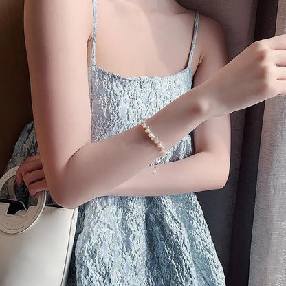 1+1 Offer: Céline Pearl Bracelet