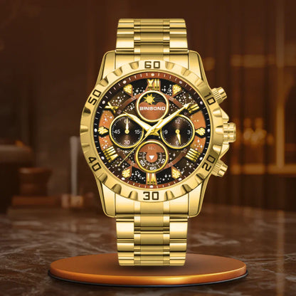 Freddie | Luxury Chronograph Watch with Metal Bracelet