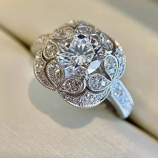 1+1 Offer: Vintage Bright Silver Ring