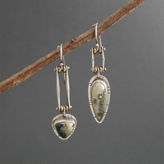 1+1 Offer: Antique" asymmetric earrings