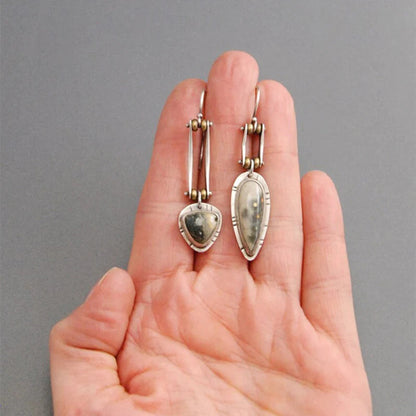 1+1 Offer: Antique" asymmetric earrings
