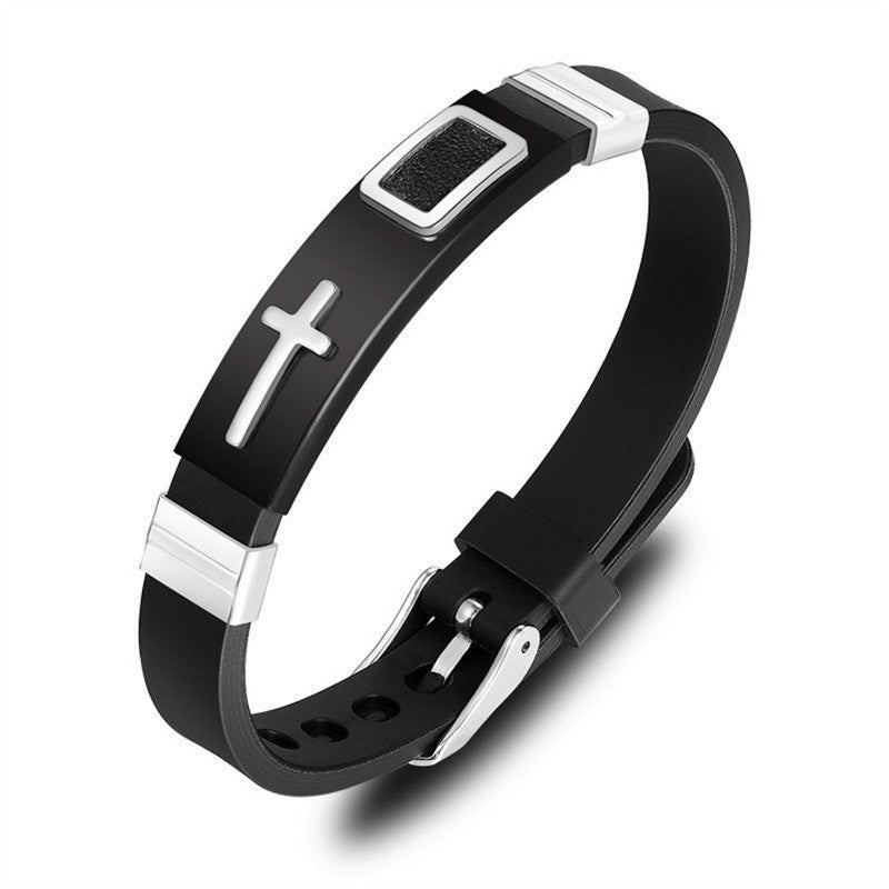 Croce nera e argento