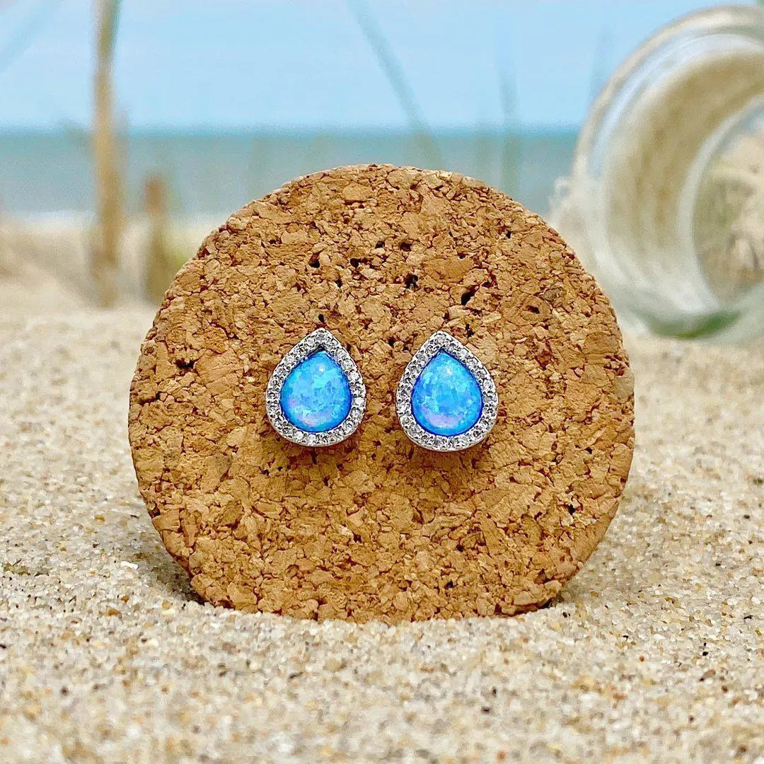 1+1 Offer: Opal and Silver Earrings