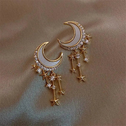 1+1 Offer: Luxurious Moonlight Earrings