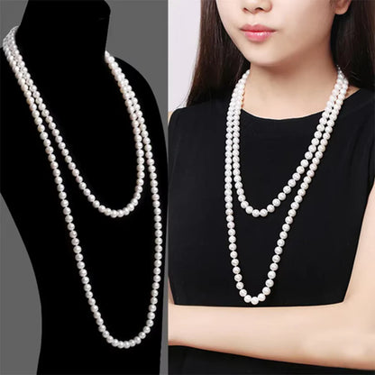 Retro Multi-Layer Pearl Necklace