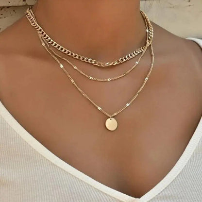 1+1 Offer: Gold and Silver Plated Necklace
