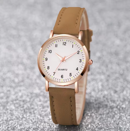 Timeless Elegant Minimalist Quartz Watch With Clean Lines