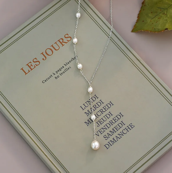 Freshwater Pearl Silver Necklace