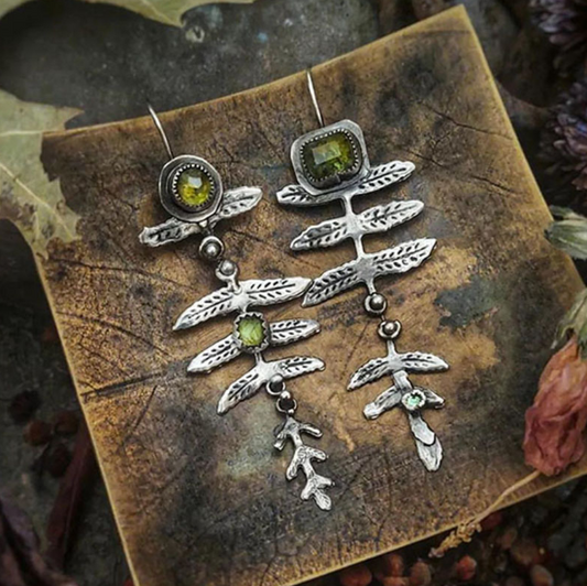 Leaf-Shaped Fashion Earrings