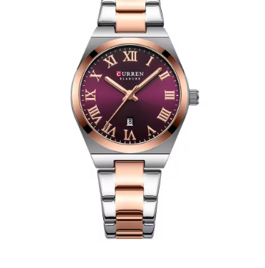 Elegant Minimalist Ladies Watch With Roman Numerals