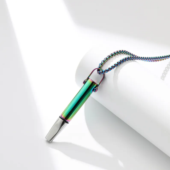 Breathing Resistance Whistle Necklace