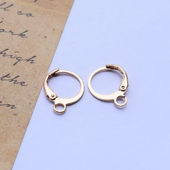 DIY Copper Plated Ear Hooks