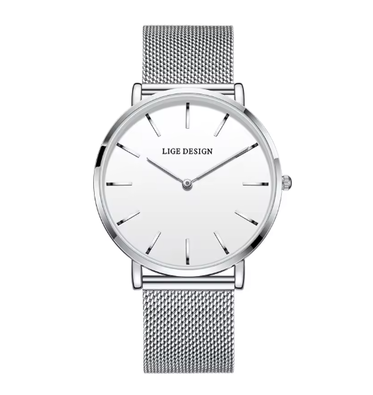 Minimalist Stainless Steel Watch for Everyday Wear