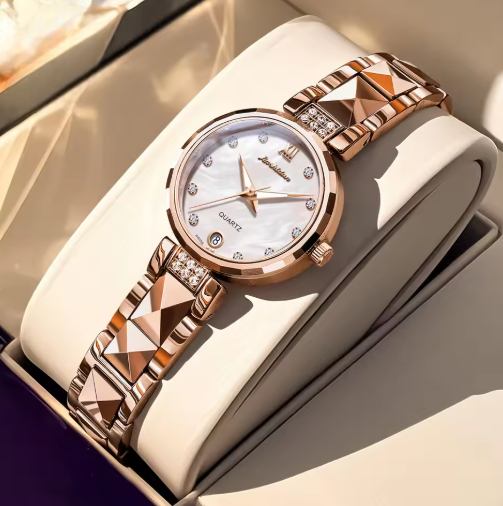 Magnificent Diamond Timepiece With SwissMade Rose Gold