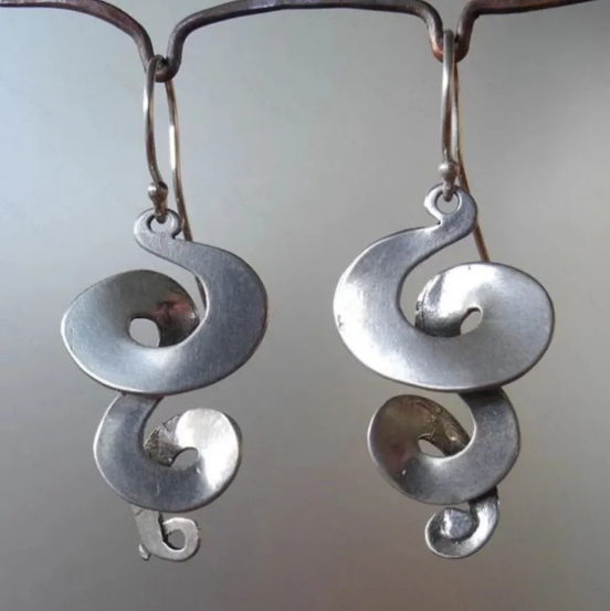 Geometric Gypsy Metal Earrings