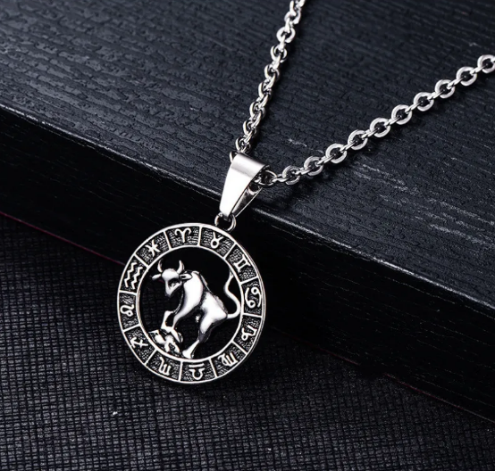 Stainless Steel Cancer Zodiac Pendant