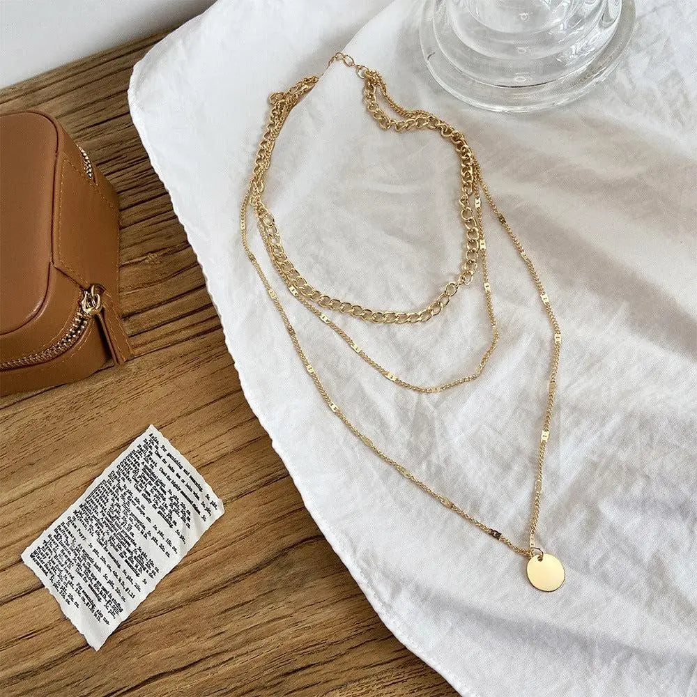 1+1 Offer: Gold and Silver Plated Necklace