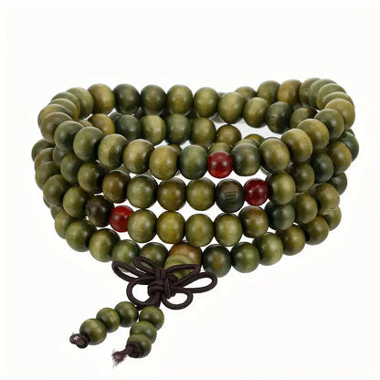 Luxurious Sandalwood Ebony 108 Bead Prayer Bracelet