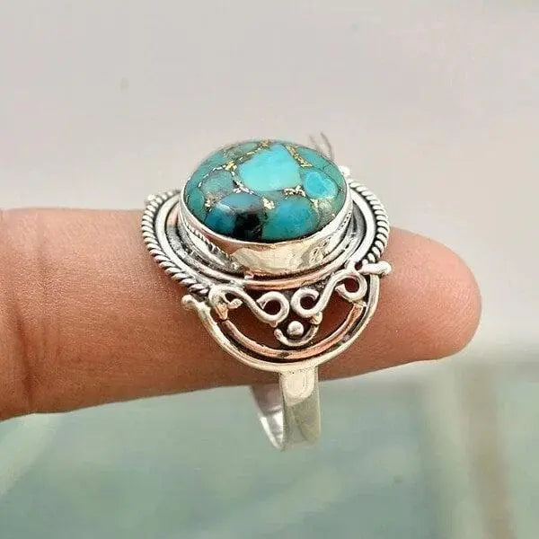 1+1 Offer: Boho Turquoise Ring