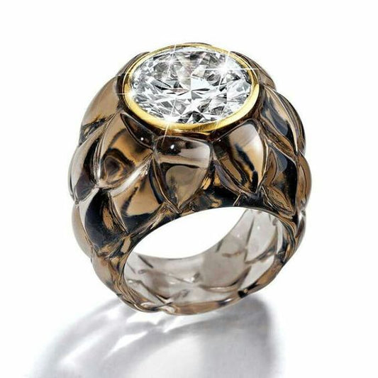 Vintage Zirconia Seal Ring