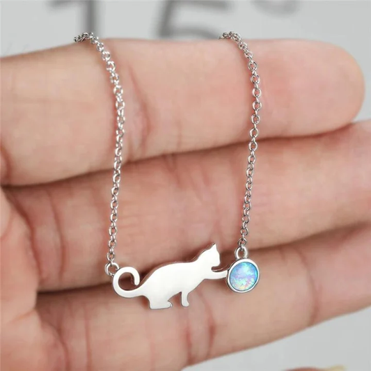 1+1 Offer: Vintage Kitty Necklace