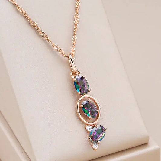 1+1 Offer: Elegant multicolored necklace
