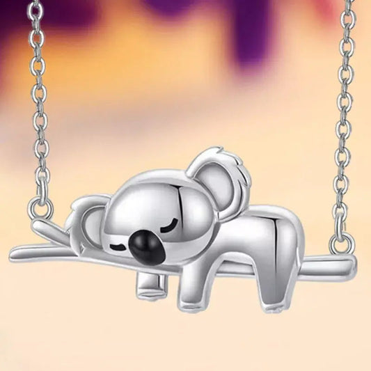 1+1 Offer: Silver Koala Necklace