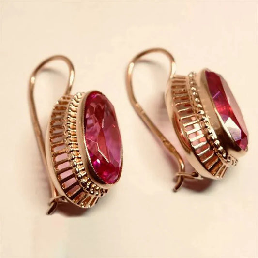 Rose Gold Vintage Earrings