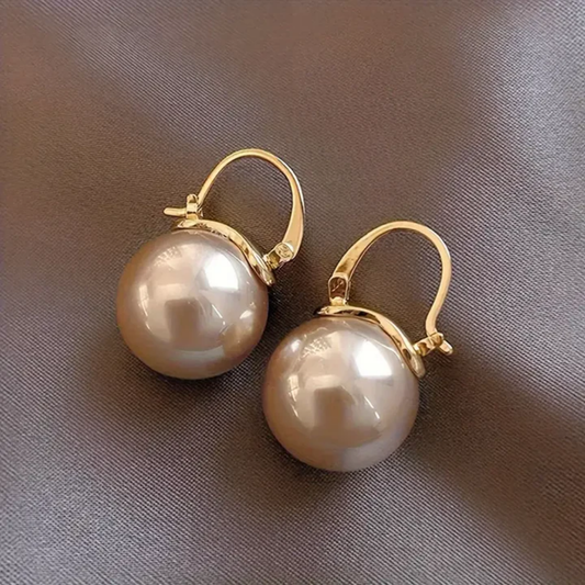 1+1 Offer: Golden Pearl Exquisite Earrings