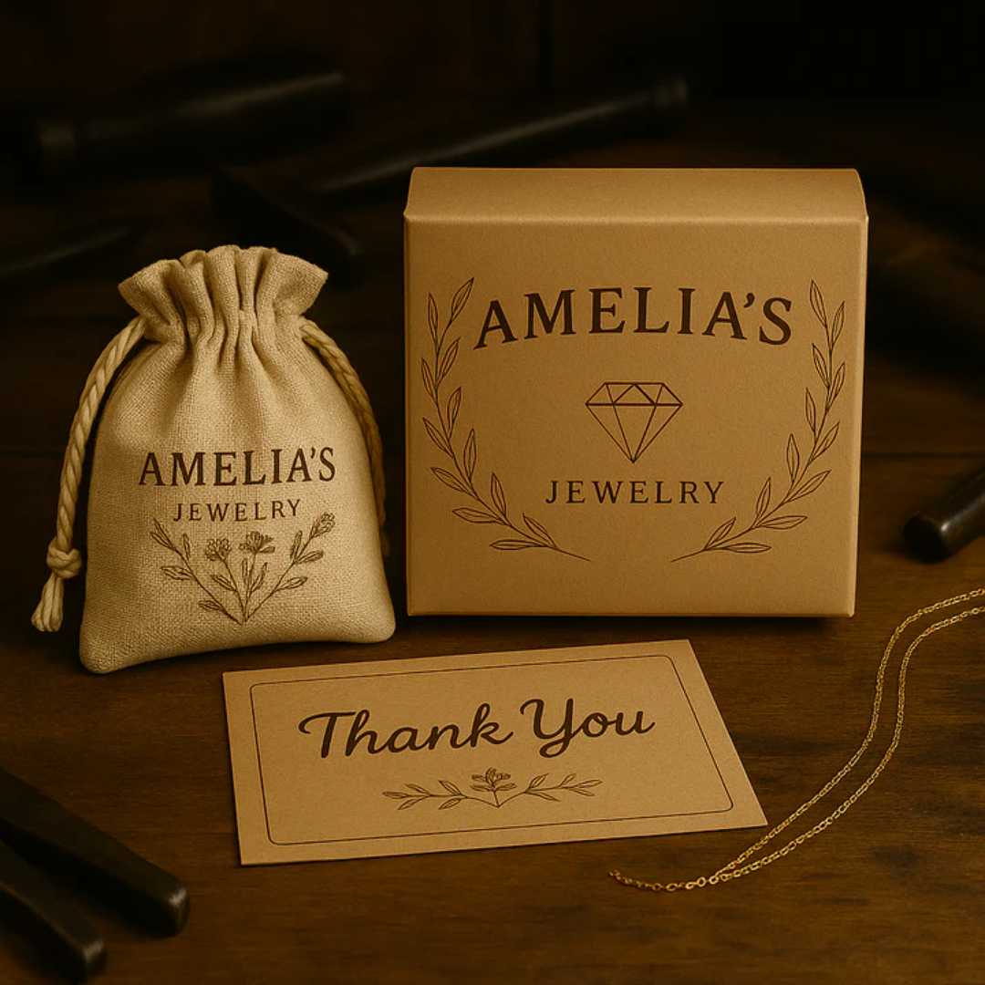 1+1 Offer: Vintage Inlaid Glass Ring