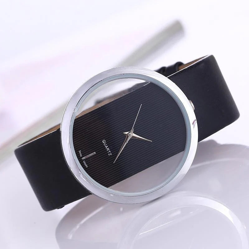 Kayla | Elegant Transparent Dial Quartz Watch